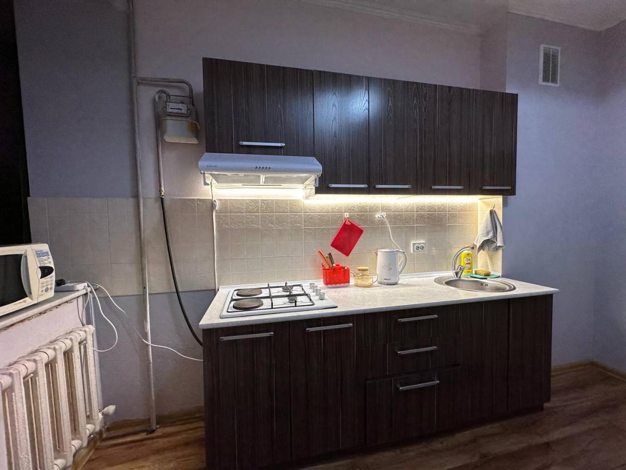 1-Room Apart. 21 On Usenbaeva 52 Near Eurasia Shopping Center Bishkek Exterior foto